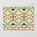 Recherche de motif géométrique cartes postales Décoratif