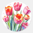 Zoek naar witte tulpen stickers Waterverf