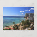 Recherche de plage waikiki cartes postales Hawaïen