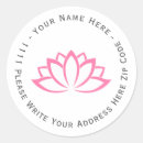 Recherche de symbole namaste autocollants Fleur de lotus