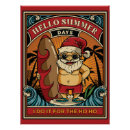 Recherche de santa posters Humour de noël