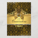 Recherche de damask invitations Quinceanera