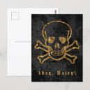Recherche de pirates vintages cartes postales Drapeau pirate