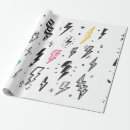Recherche de boulon de foudre papier cadeau Tonnerre