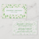 Recherche de feuille décorative cartes visite Décoration