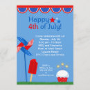 Recherche de quatrième invitations Blanc et bleu rouges