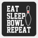 Recherche de bowling drôle autocollants Équipe de bowling