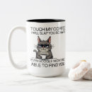 Recherche de ne touchez pas tasses Sarcastique