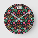 Recherche de motif floral horloges Arrière plan