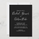 Recherche de nuptiale noire de douche invitations Simple