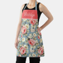 Recherche de jaune de rouge bleu tabliers Monogramme nom