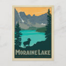 Zoek naar lake moraine briefkaarten Retro