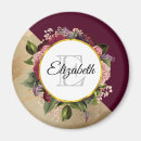 Recherche de feuille rouge magnets Moderne
