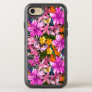 Recherche de fleurs tropicales iphone coques Brillant