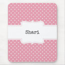 Recherche de pois rose et blanc tapis souris Tendance