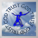 Zoek naar vertrouwen in god posters Spiritueel