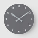 Zoek naar grey klokken Minimalistisch