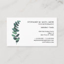 Recherche de psychothérapeute cartes visite Santé mentale