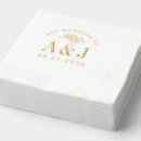 Recherche de logo mariage serviettes Personnalisées