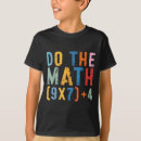Recherche de calcul enfant tshirts Mathématiques