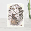 Recherche de lapin neige vœux cartes Animal