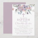 Recherche de lilas baptême invitations Pourpre