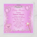 Zoek naar tiara baby shower invitations Zilver