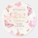 Recherche de baisers papillon autocollants Rose et or