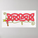 Recherche de noeud rouge posters Irlandais