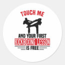 Recherche de kickboxing autocollants Kickboxer