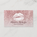 Zoek naar lippenstift kus visitekaartjes Make up kunstenaar