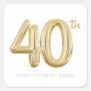 Recherche de gold balloons autocollants Anniversaire