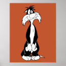 Recherche de sylvester posters Looney tune caractère
