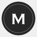 Recherche de noir et blanc autocollants Élégant
