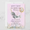 Recherche de narwhal party invitations Girl