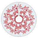 Zoek naar snowflake kerstboom kleden Rood