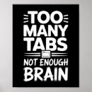 Recherche de cerveau posters Onglets