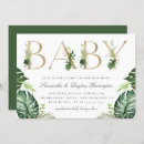 Recherche de nature baby shower invitations Script