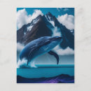 Recherche de baleine bleue cartes postales Eau