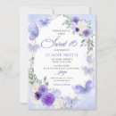 Recherche de lilac 16ans anniversaire invitations Violet