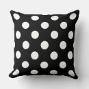 Recherche de grand pois coussins Noir