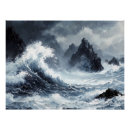 Recherche de mer orageuse posters Roches