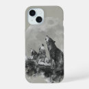 Recherche de lune de loup iphone coques Loups