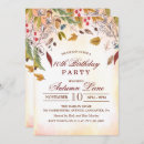 Recherche de fall anniversaire invitations Feuille