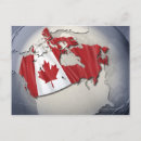 Recherche de drapeau du canada cartes postales Identité