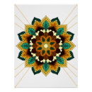 Recherche de motif de mandala posters Fleur