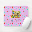 Recherche de petite fille mignonne tapis souris Rose