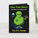 Recherche de funny science anniversaire cartes Alien