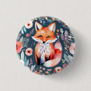Recherche de renard badges Floral