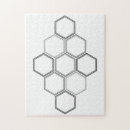 Recherche de hexagones puzzles Moderne